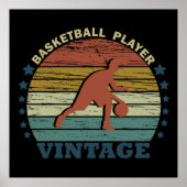 basketbal  speler poster (Voorkant)
