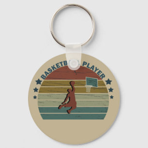 basketbal  speler sleutelhanger