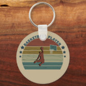 basketbal  speler sleutelhanger (Voorkant)