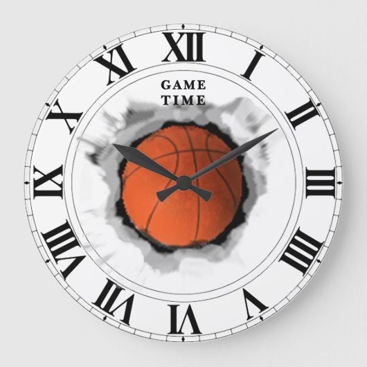 Basketbal Speltijd Grote Klok (Voorkant)