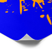 basketbal spetter poster (Hoek)