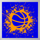 basketbal spetter poster (Voorkant)