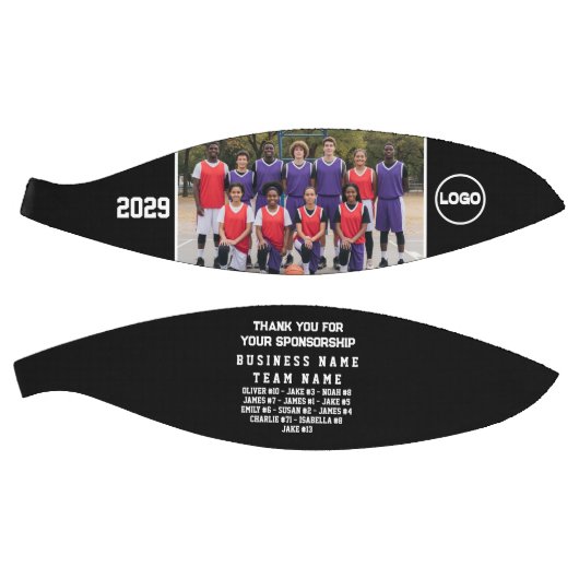 Basketbal Sponsor Gift – Custom Team Foto (Panelen)