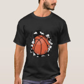 Basketbal Sport Basket T-shirt (Voorkant)