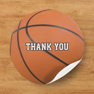Basketbal Sport Bedankt Ronde Sticker