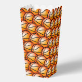 Basketbal sport betegeld patroon bedankdoosjes (Achterkant)