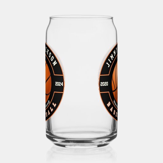 Basketbal Sport Bier Kan Glas Drinkware (Links)