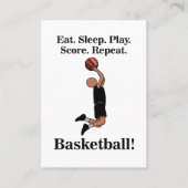 Basketbal Sport Coach Trainer Visitekaartje (Voorkant)