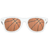 Basketbal Sport Fan Retro Zonnebril (Voorkant)