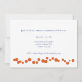 Basketbal Sport Foto Afstudeerfeest Kaart (Achterkant)