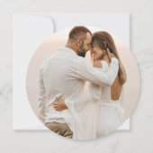 Basketbal Sport Foto Bruiloft Save The Date (Achterkant)