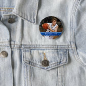 Basketbal Sport Foto Ronde Button 5,7 Cm (In situ)