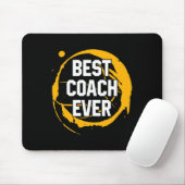 Basketbal Sport Gift Beste coach Elke Verjaardag G Muismat (Met muis)