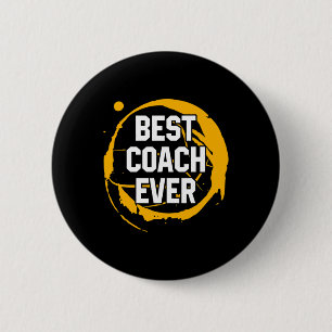 Basketbal Sport Gift Beste coach Elke Verjaardag G Ronde Button 5,7 Cm