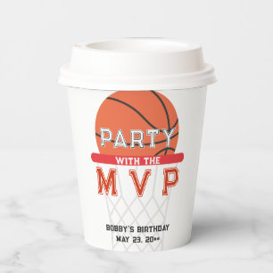 Basketbal Sport Jumpman Thema Alle Leeftijd Verjaa Papieren Bekers