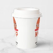 Basketbal Sport Jumpman Thema Alle Leeftijd Verjaa Papieren Bekers (Rechts)