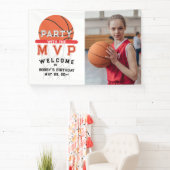 Basketbal Sport Jumpman Thema Alle Leeftijd Verjaa Spandoek (Insitu)