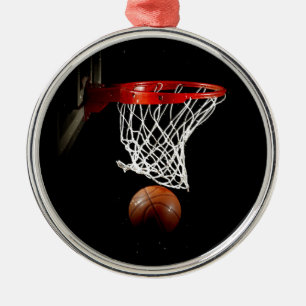 Basketbal Sport Motivatie Inspirerend Metalen Ornament