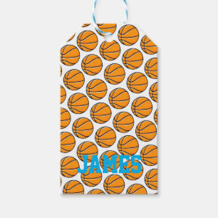 Basketbal Sport NAAM Kinder Party Fun Cadeaulabel