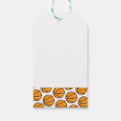 Basketbal Sport NAAM Kinder Party Fun Cadeaulabel (Achterkant)