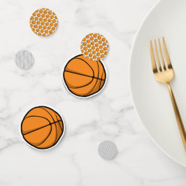 Basketbal sport net fan club feest decoratie leuk confetti
