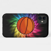 Basketbal; Sport; regenboog Case-Mate iPhone Case (Achterkant (horizontaal))