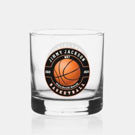Basketbal Sport Rocks Whiskey Glas Drinkware
