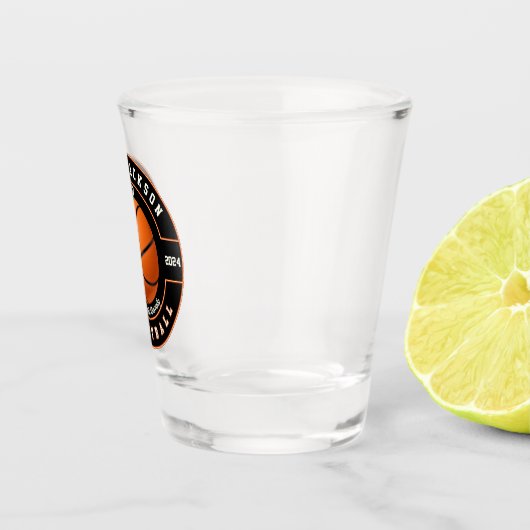 Basketbal Sport Shot Glas Drinkware (Rechts)