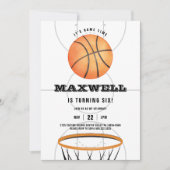 Basketbal Sport Slam Dunk Thema Verjaardag Kaart (Voorkant)