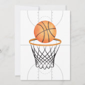 Basketbal Sport Slam Dunk Thema Verjaardag Kaart (Achterkant)