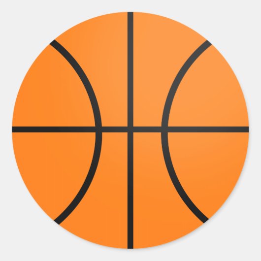 Basketbal Sport Stickers (Voorkant)