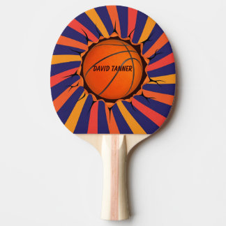 Basketbal Sport Tafeltennis, op maat bedrukt  Tafeltennisbatje
