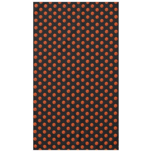 Basketbal Sport Thema Zwart Party Tafelkleed (Voorkant)