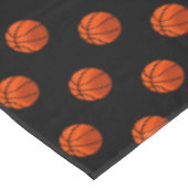 Basketbal Sport Thema Zwart Party Tafelkleed (Gekanteld)