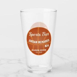 Basketbal Sportbar Bier Drink soda Pint Glas
