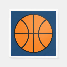 Basketbal sporten verjaardagsfeestje evenement ser servetten