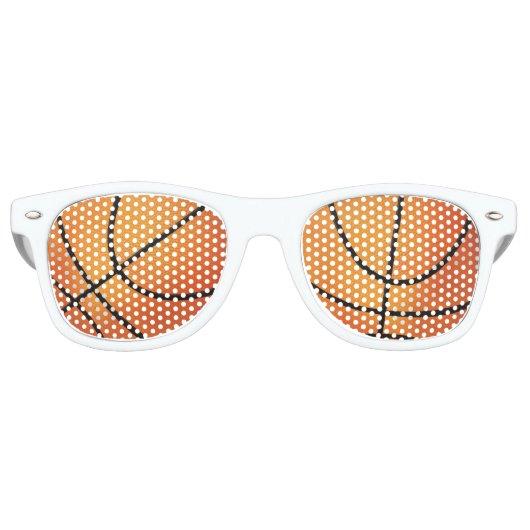 Basketbal | Sportfan Retro Zonnebril (Voorkant)
