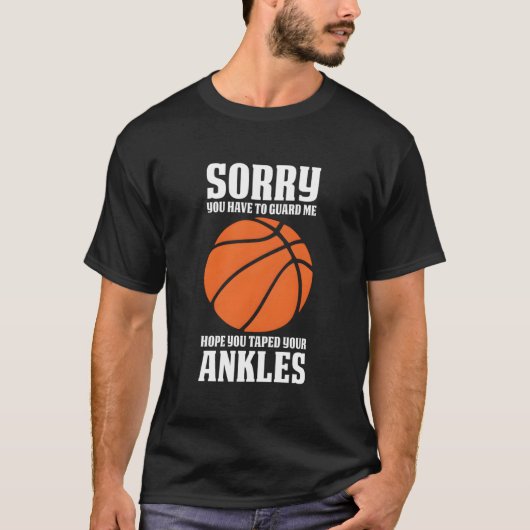 Basketbal Spreuken Enkelbreker T-shirt (Voorkant)