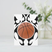 basketbal. stam. briefkaart (Staand voorkant)
