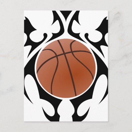 basketbal. stam. briefkaart (Voorkant)