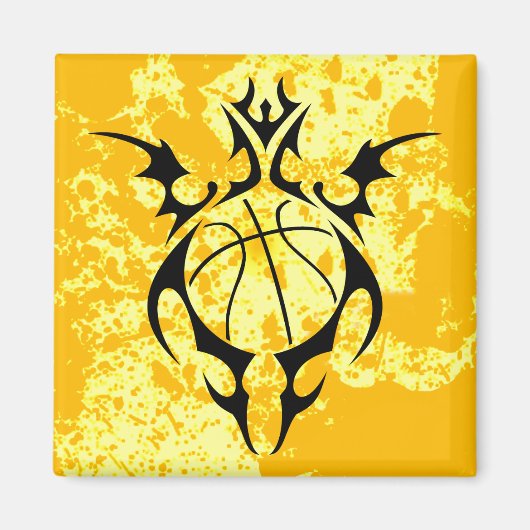 basketbal, stam. magneet (Voorkant)