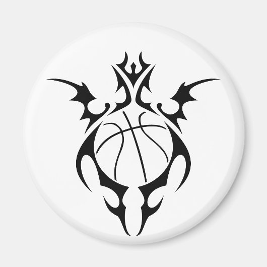 basketbal, stam. magneet (Voorkant)