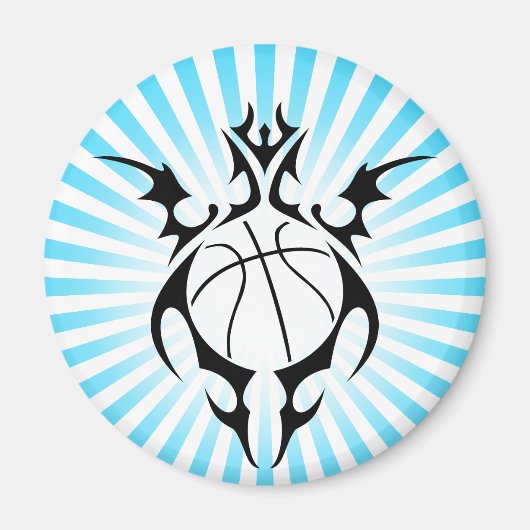 basketbal, stam. magneet (Voorkant)