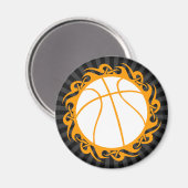 basketbal, stam. magneet (Voorkant / Achterkant)