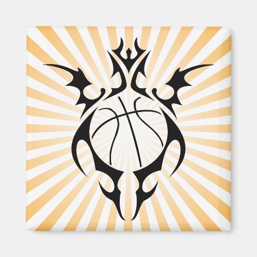 basketbal, stam. magneet (Voorkant)