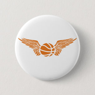 basketbal, stam. ronde button 5,7 cm