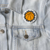 basketbal, stam. ronde button 5,7 cm (In situ)