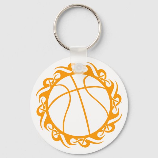 basketbal, stam. sleutelhanger (Voorkant)