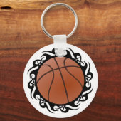 basketbal, stam. sleutelhanger (Voorkant)