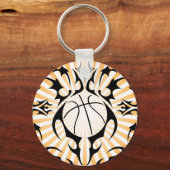 basketbal, stam. sleutelhanger (Voorkant)